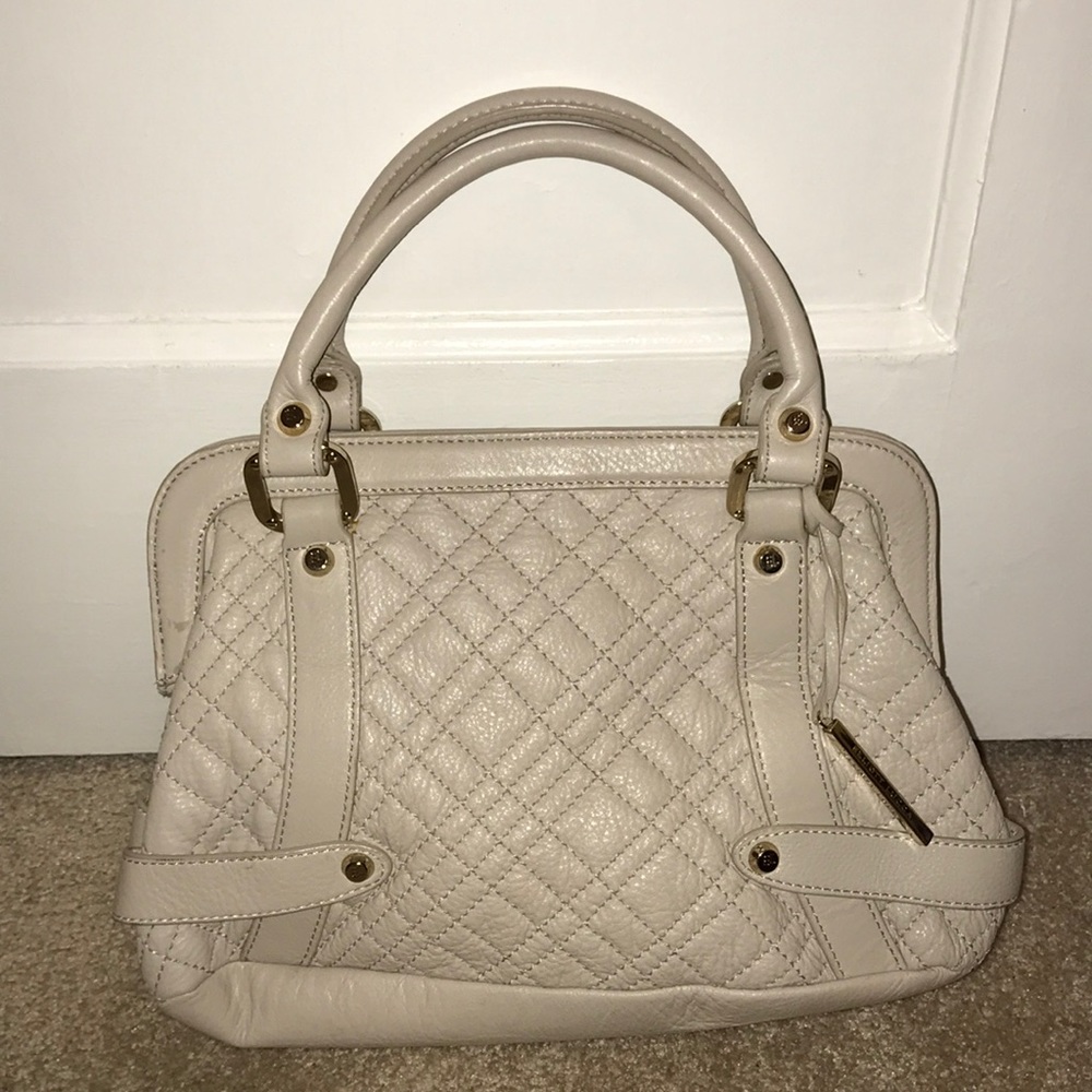elliott lucca purse cream with gold hardware